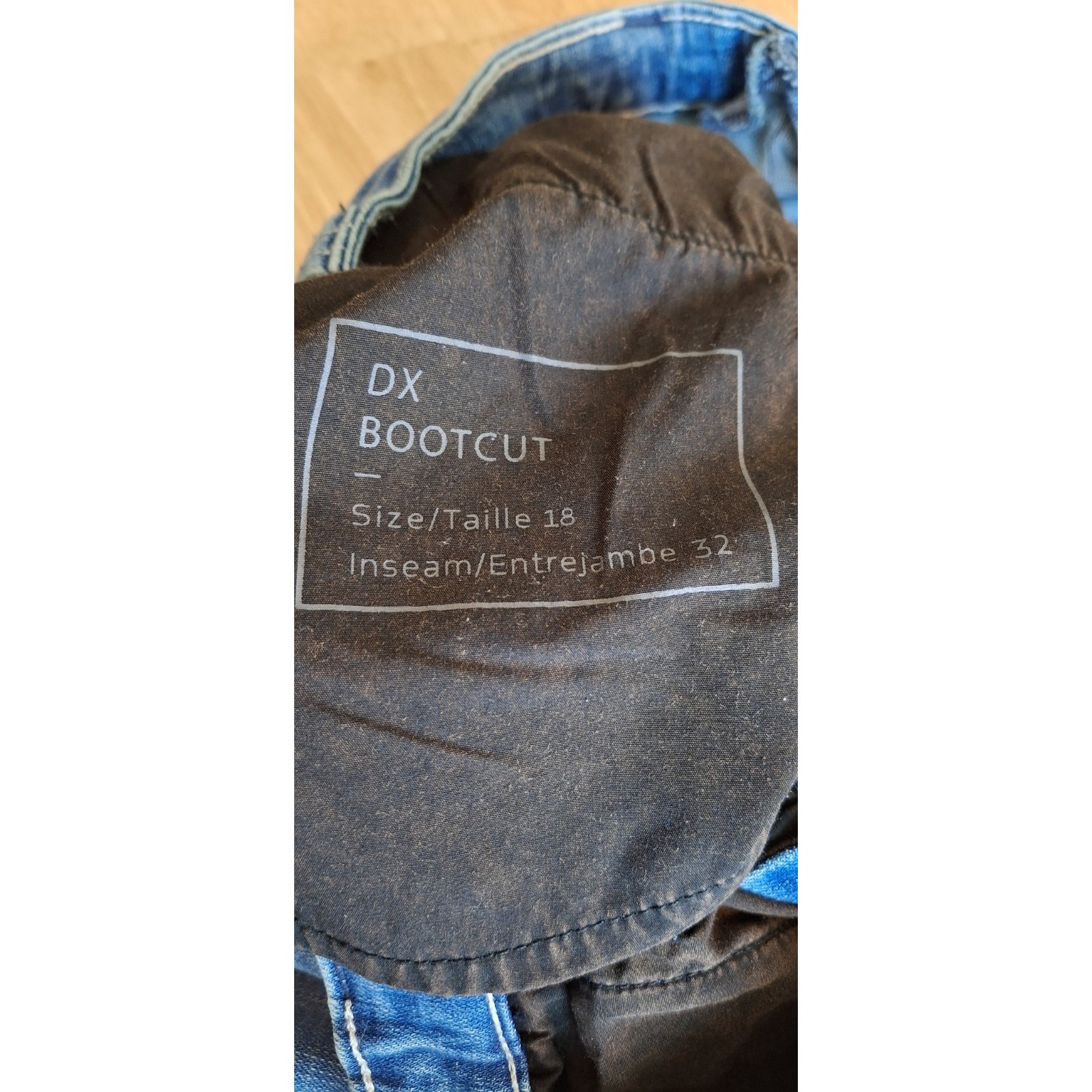 Dovetail Workwear Dx Bootcut Denim Jeans Utility Pants Size 18- 36x31 Nwt — image 5 of 8